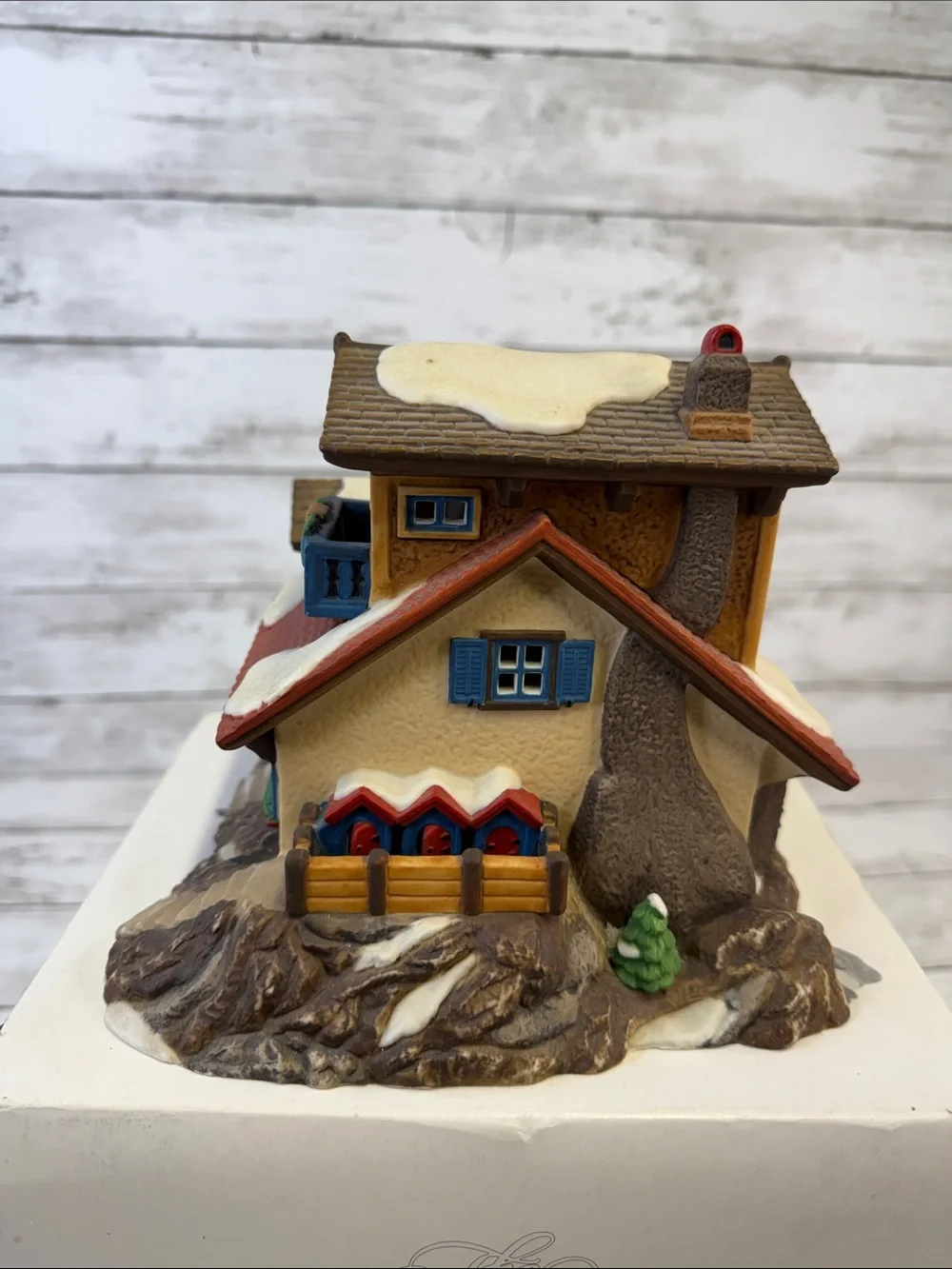 Department 56 BERNHARDINER HÜNDCHEN Alpine village series Christmas 1997